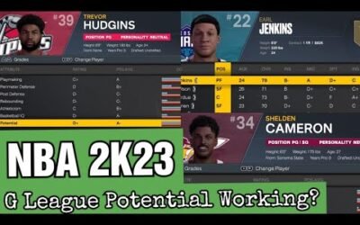 Can You Play G League in Nba 2K23