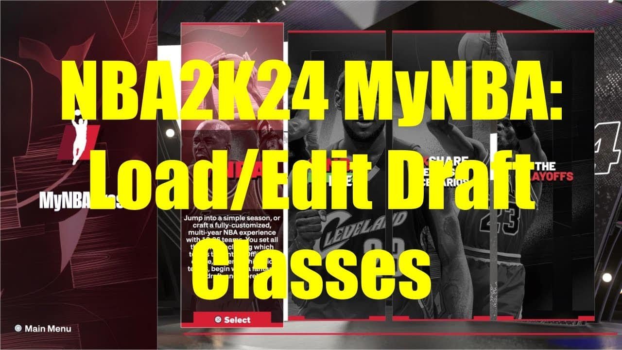 How to Change Draft Class Nba 2K23