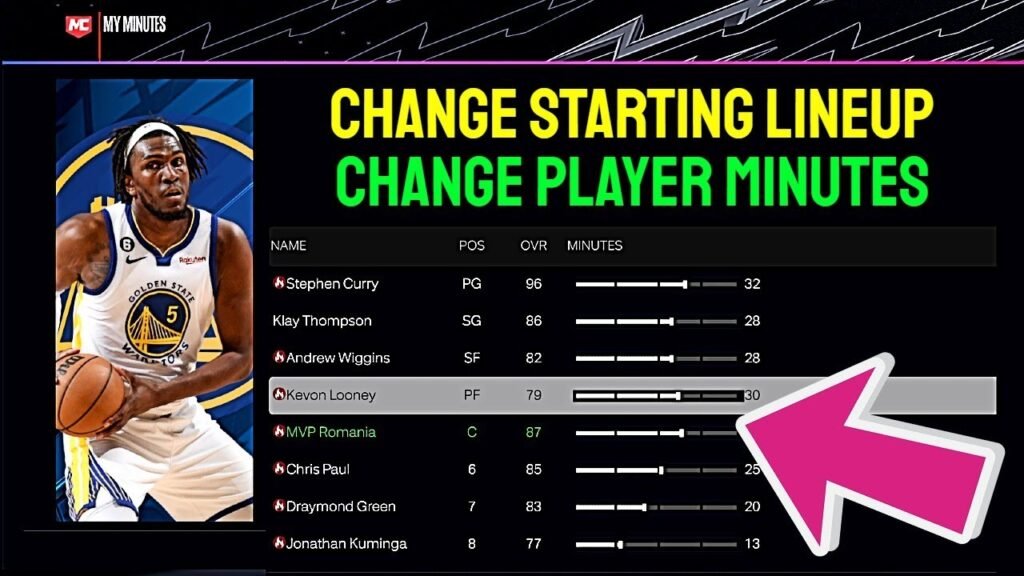 How to Change Starting Lineup in NBA 2K23 MyCareer: Expert Tips