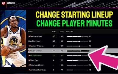 How to Change Starting Lineup in Nba 2K23 Mycareer