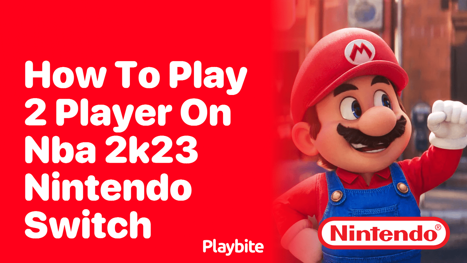 How to Play 2 Player on Nba 2K23 Switch