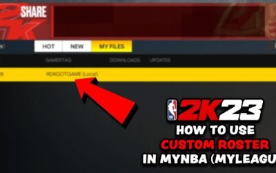 How to Use Custom Roster in Nba 2K23 Myleague