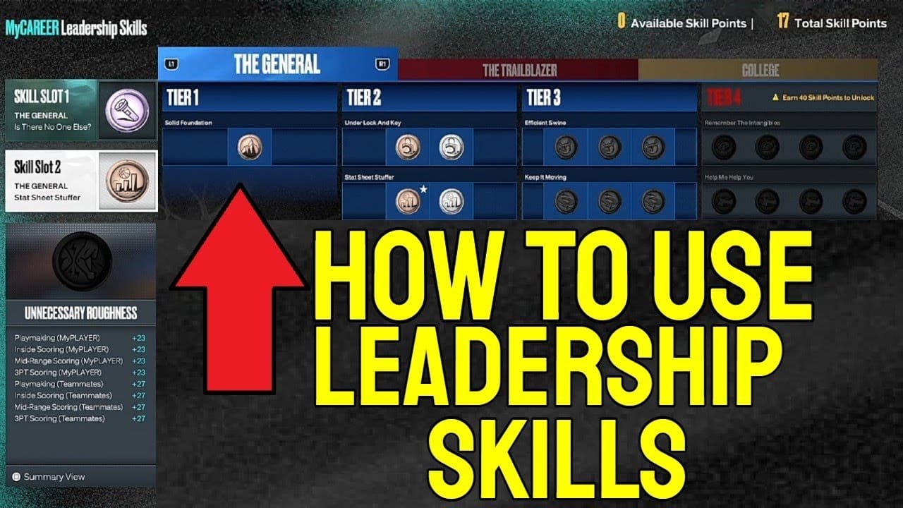 Nba 2K23 How to Activate Leadership Skills