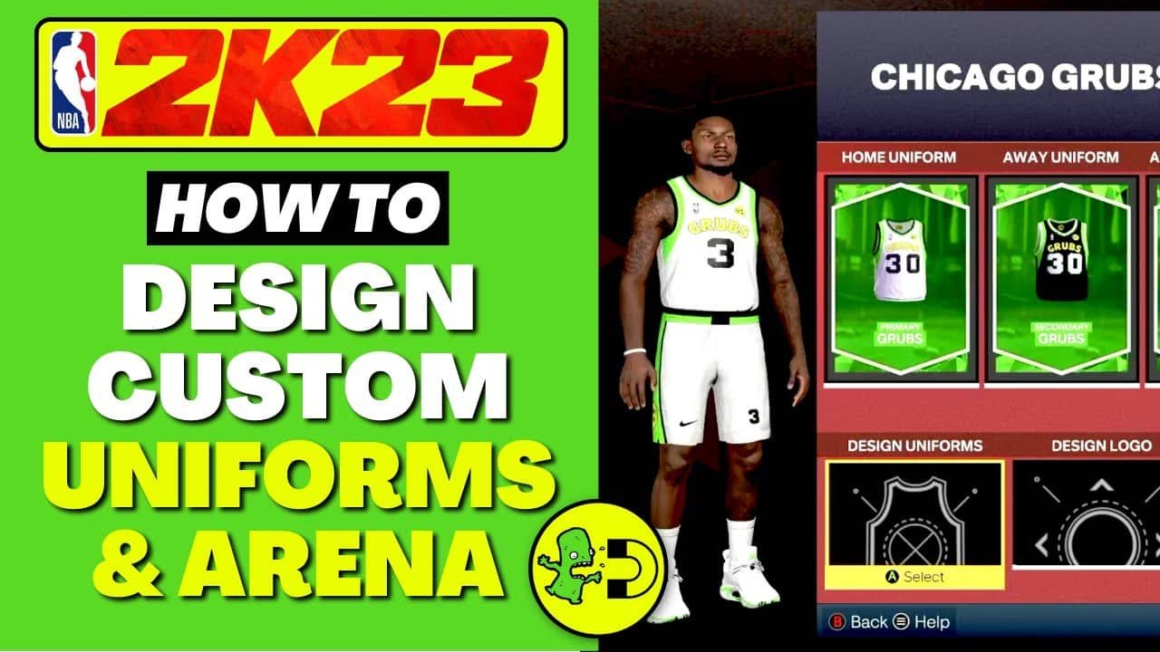 Nba 2K23 How to Design Custom Jerseys