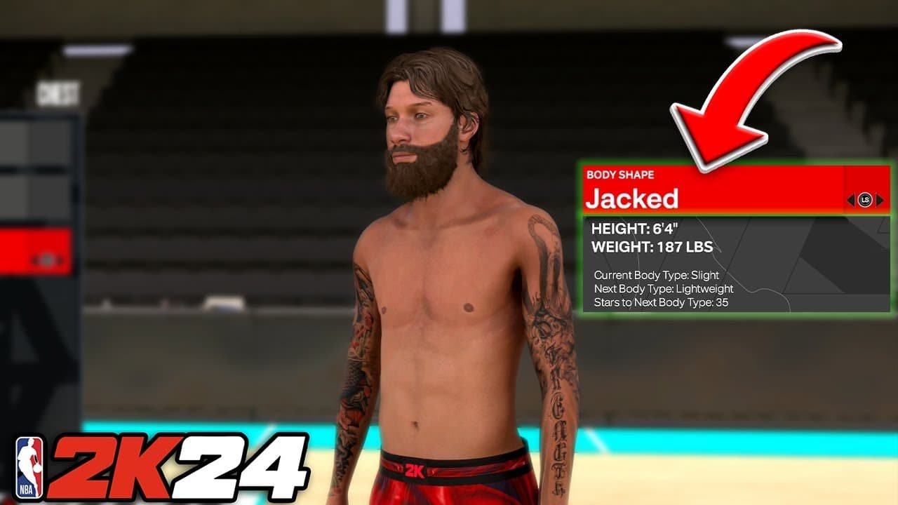 Nba 2K24 How to Change Body Type