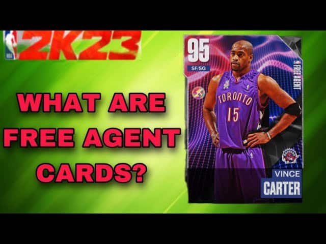 What are Free Agent Cards in Nba 2K23