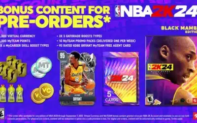 What is the Pre Order Bonus for Nba 2K24