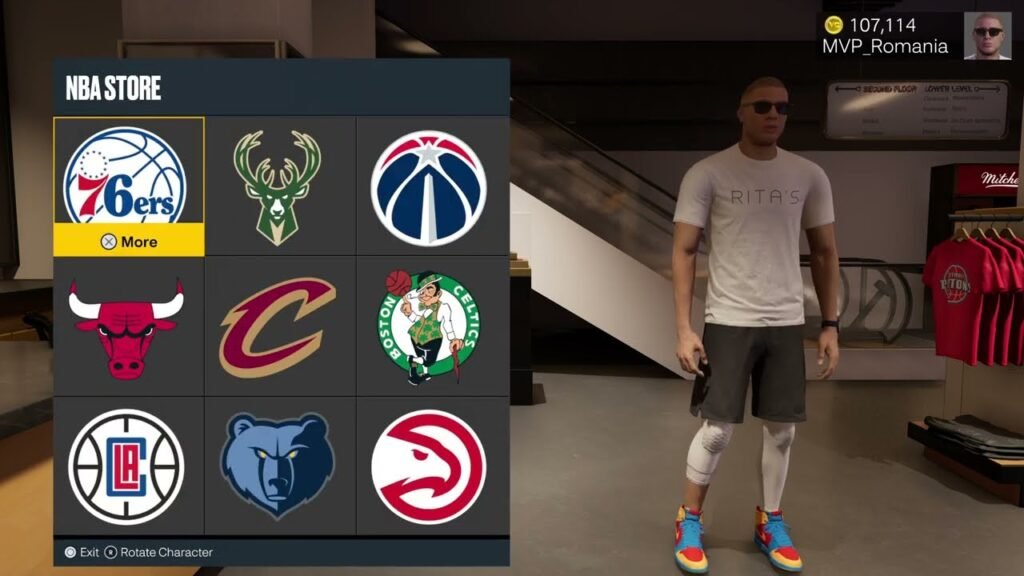 Where is the Nba Store in 2K23
